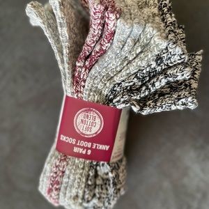 Weatherproof cotton socks